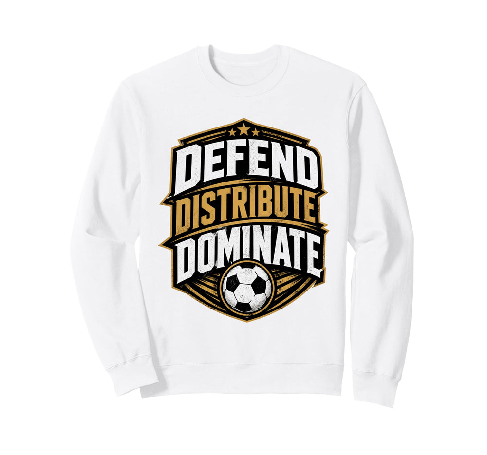 Football Collection Soccer Defend Sweatshirt - Trendy Graphic Unisex