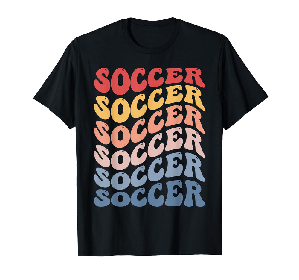 Soccer Groovy Player Team Coach Trainer T-Shirt - Graphic Print Unisex