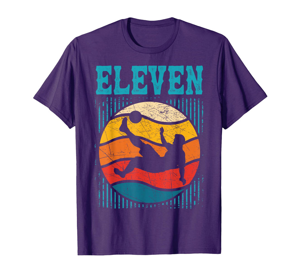 11Th Birthday Soccer 11 Years Old T-Shirt - Trendy Graphic for Adults