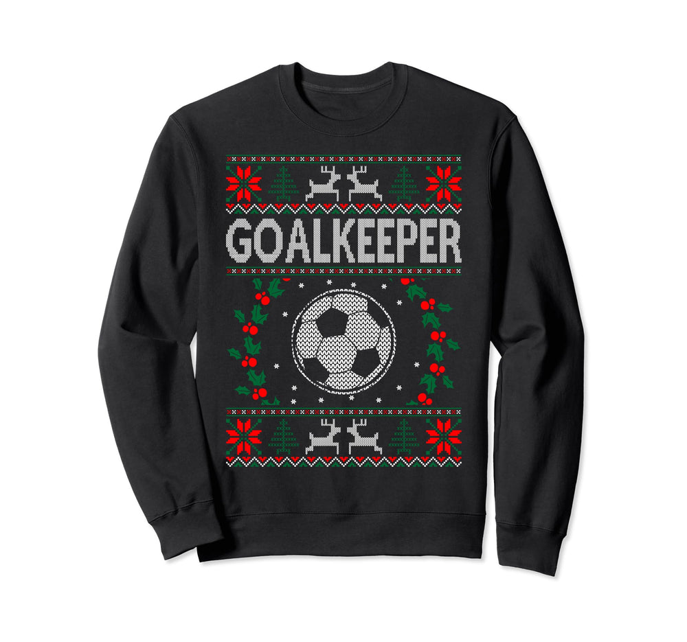 Goalkeeper Football Sports Ugly Sweatshirt - Minimalist Print for Adults