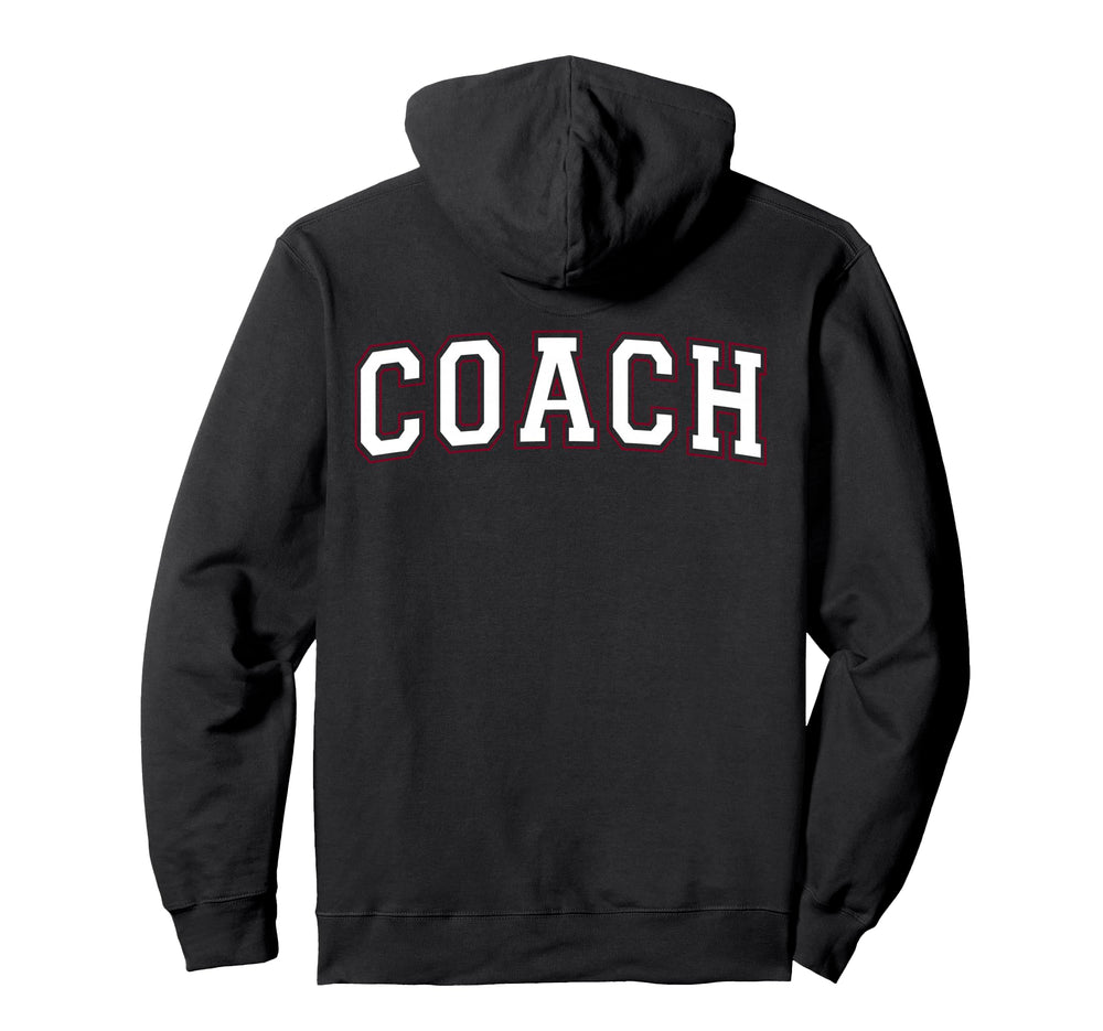Coach Sports Trainer Varsity White And Hoodie - Graphic Print Unisex