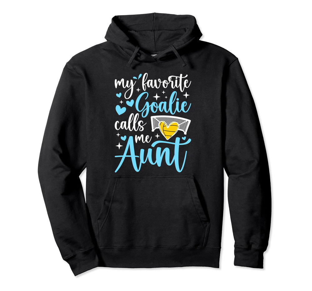 Water Polo Goalie Aunt Water Polo Hoodie - Trendy Graphic for Adults