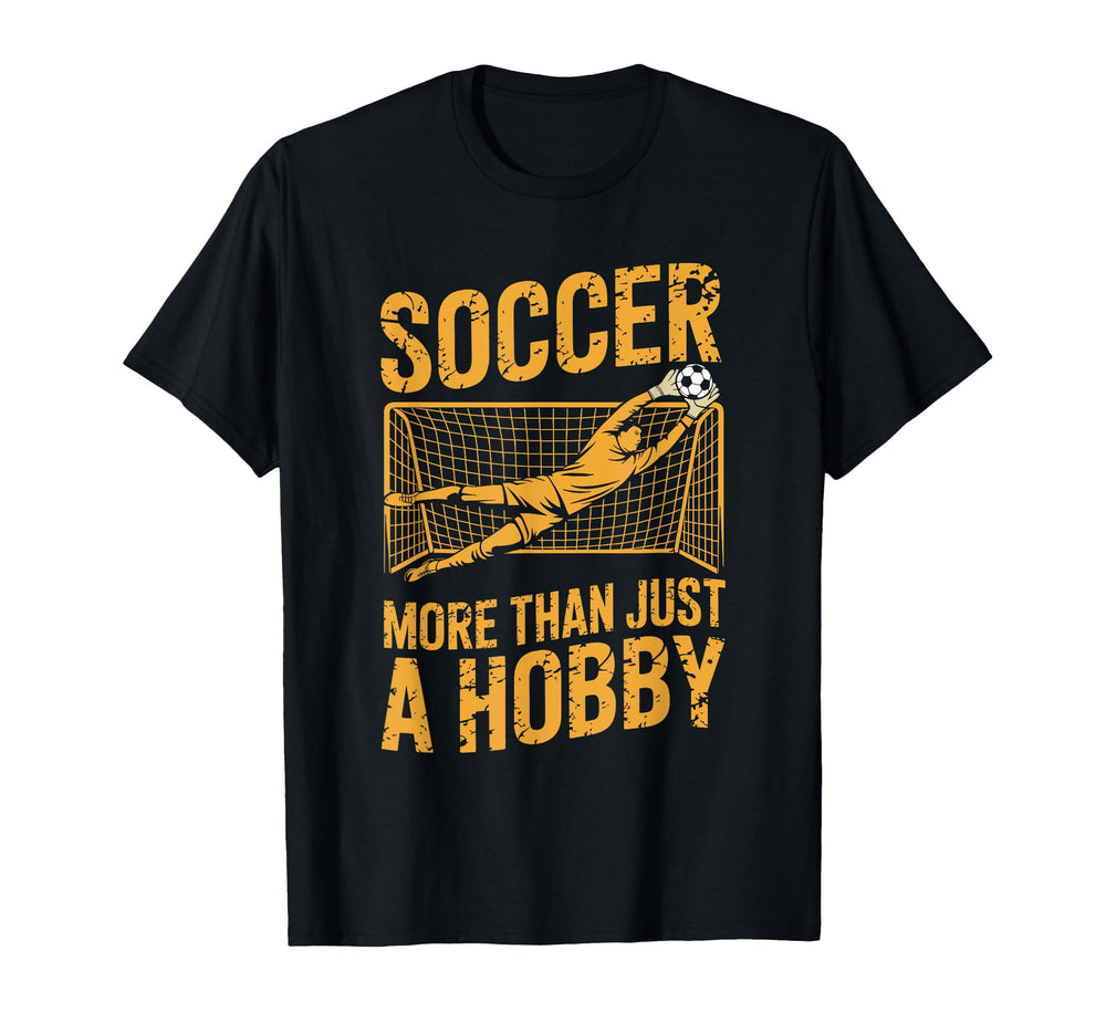 Goal Keeper And Coach Soccer More T-Shirt - Minimalist Print Men Women