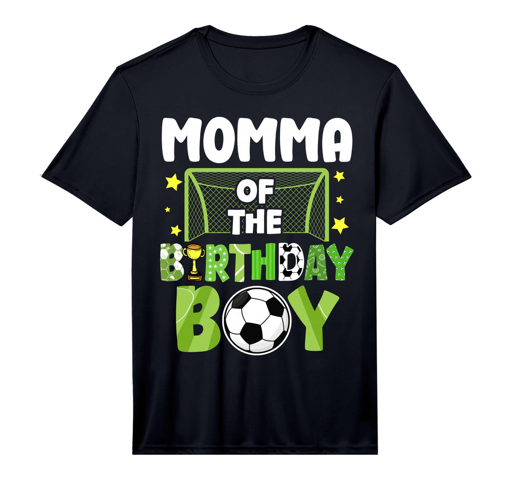 Mens Soccer Momma Birthday Party Soccer T-Shirt - Trendy Graphic Men Women
