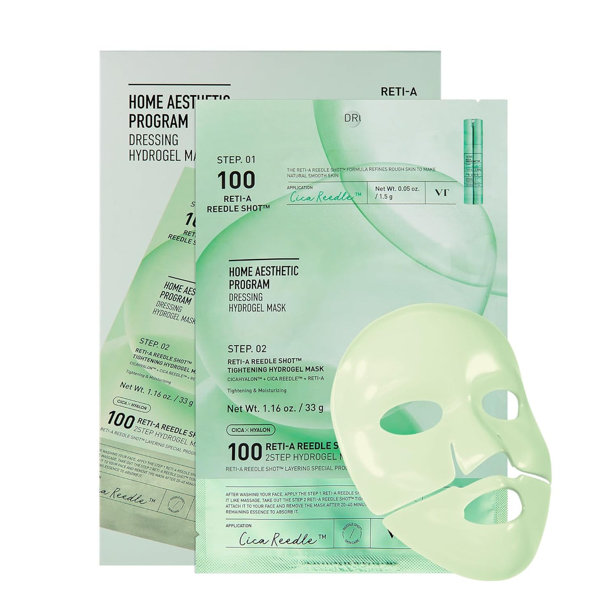 VT Reti-A Reedle Shot Tightening Hydrogel Mask - Snipetell