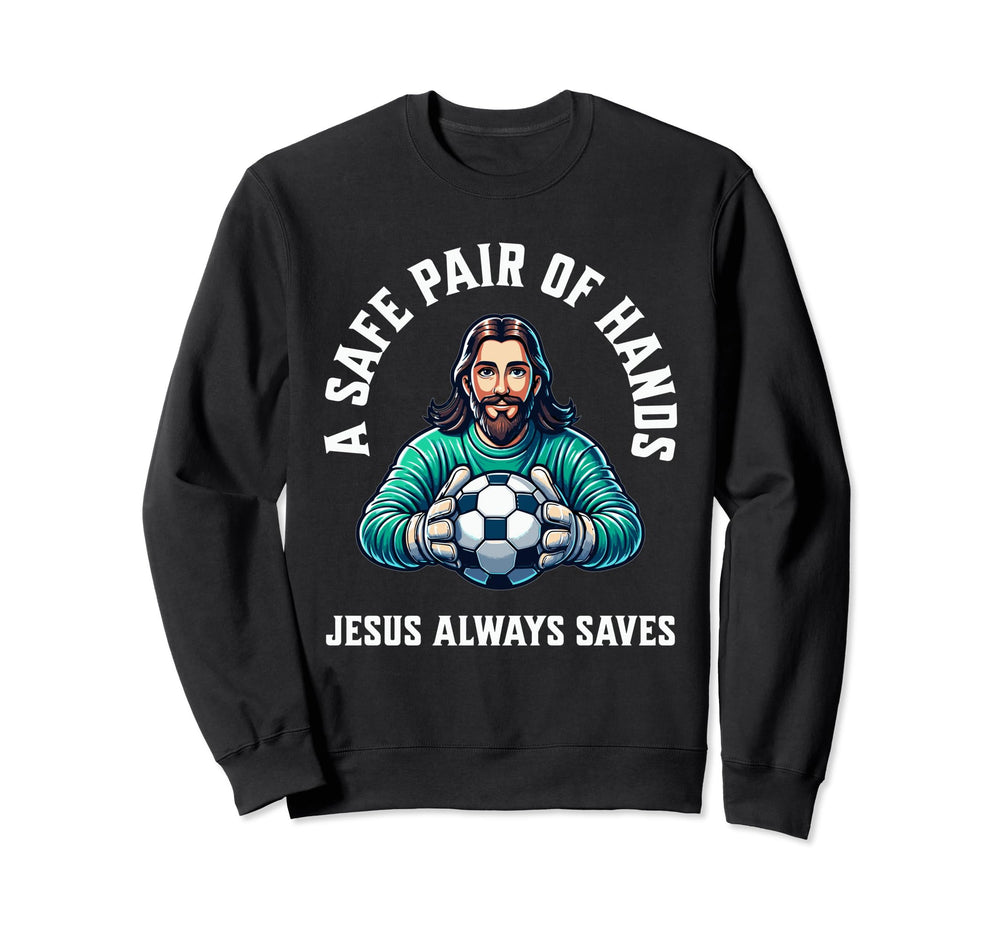 Jesus Soccer Football Sweatshirt - Casual Everyday Wear Men Women