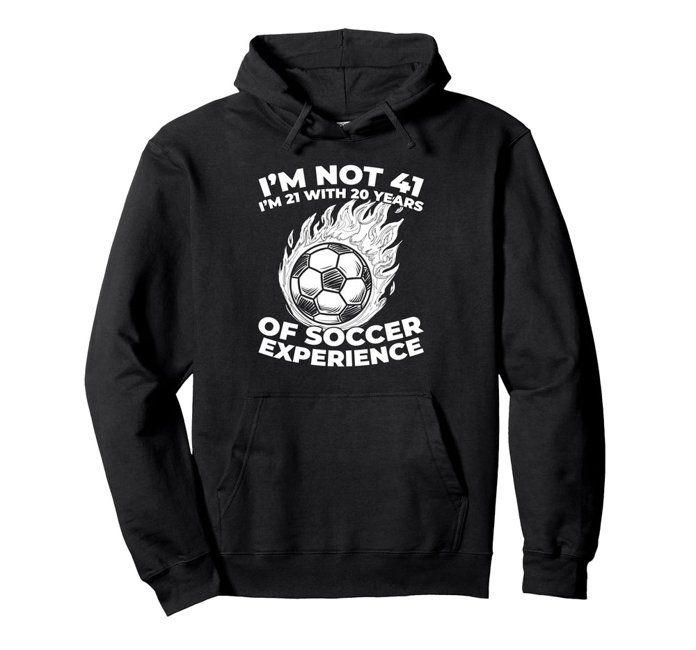 41 Years Old Team Player Sports Soccer 41Th Hoodie - Unique Graphic Unisex