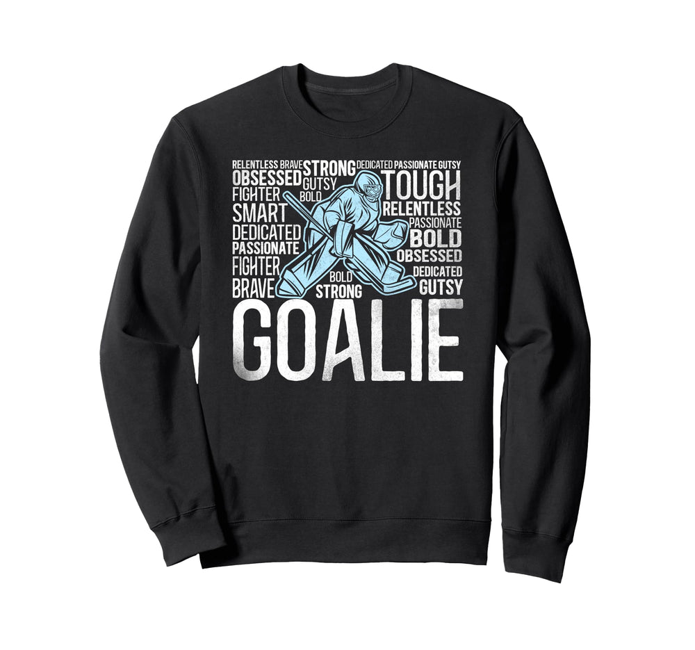 Ice Hockey Goalie Goalkeeper Sweatshirt - Graphic Print Men Women
