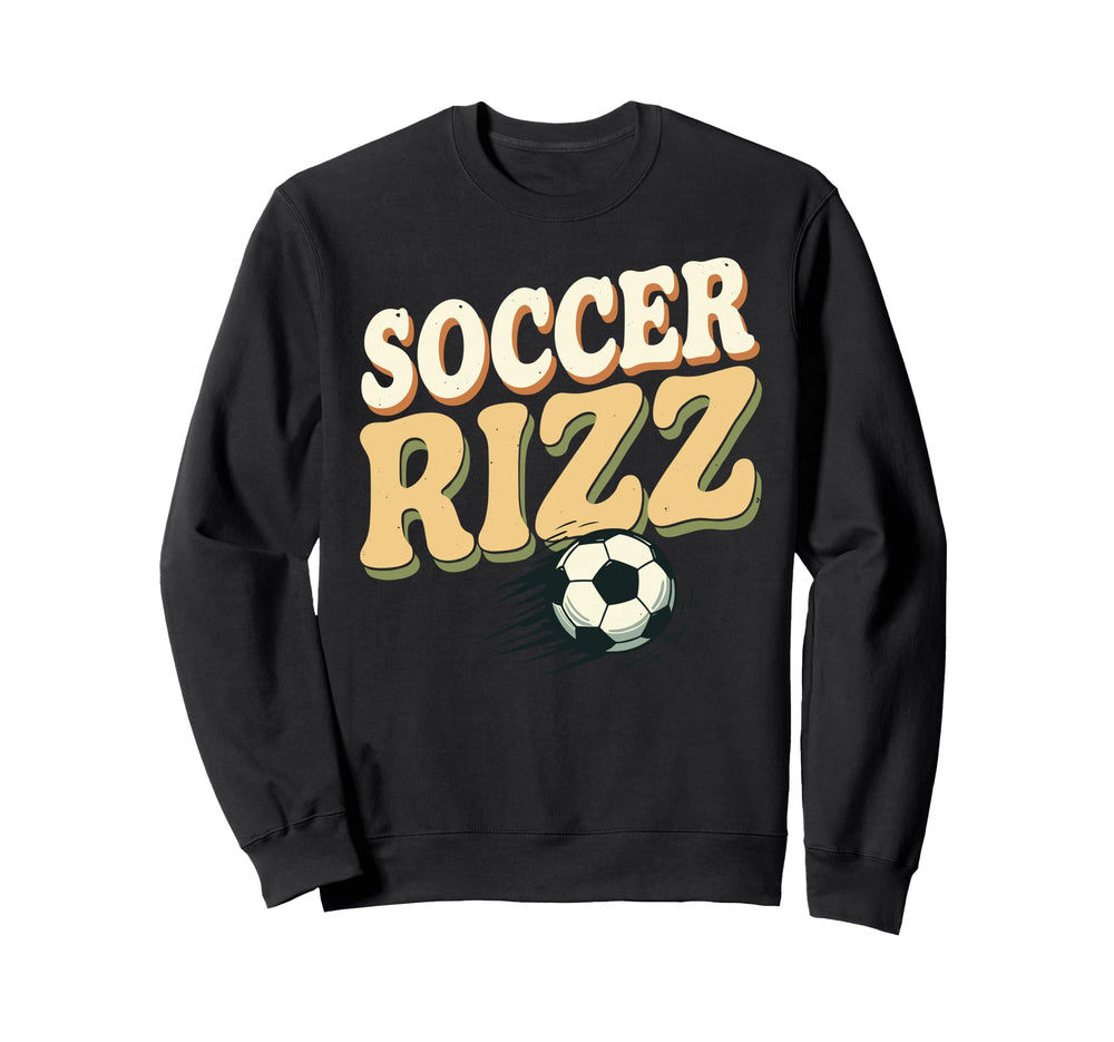 Soccer Rizz Funny Sports Swagger Sweatshirt - Aesthetic Graphic Men Women