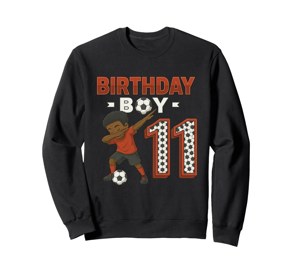 Dabbing 11 Year Old Soccer Player Sweatshirt - Novelty Apparel for Adults
