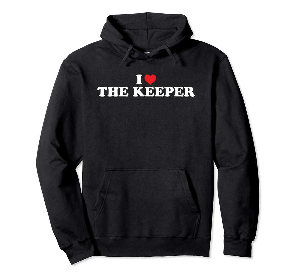 I Love Heart Keeper Goalkeeper Soccer Hoodie - Streetwear Style Unisex