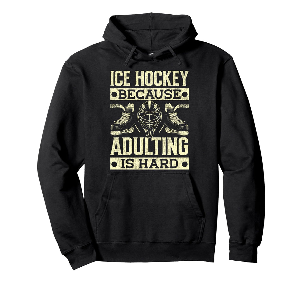 Ice Hockey Goalie Goalkeeper Ice Hoodie - Casual Everyday Wear Men Women