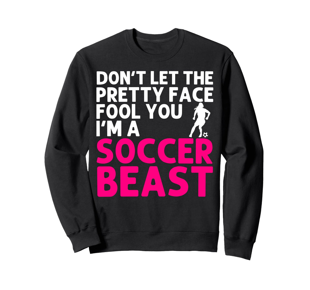Soccer Art Teen Goalie Soccer Player Sweatshirt - Streetwear Style Unisex