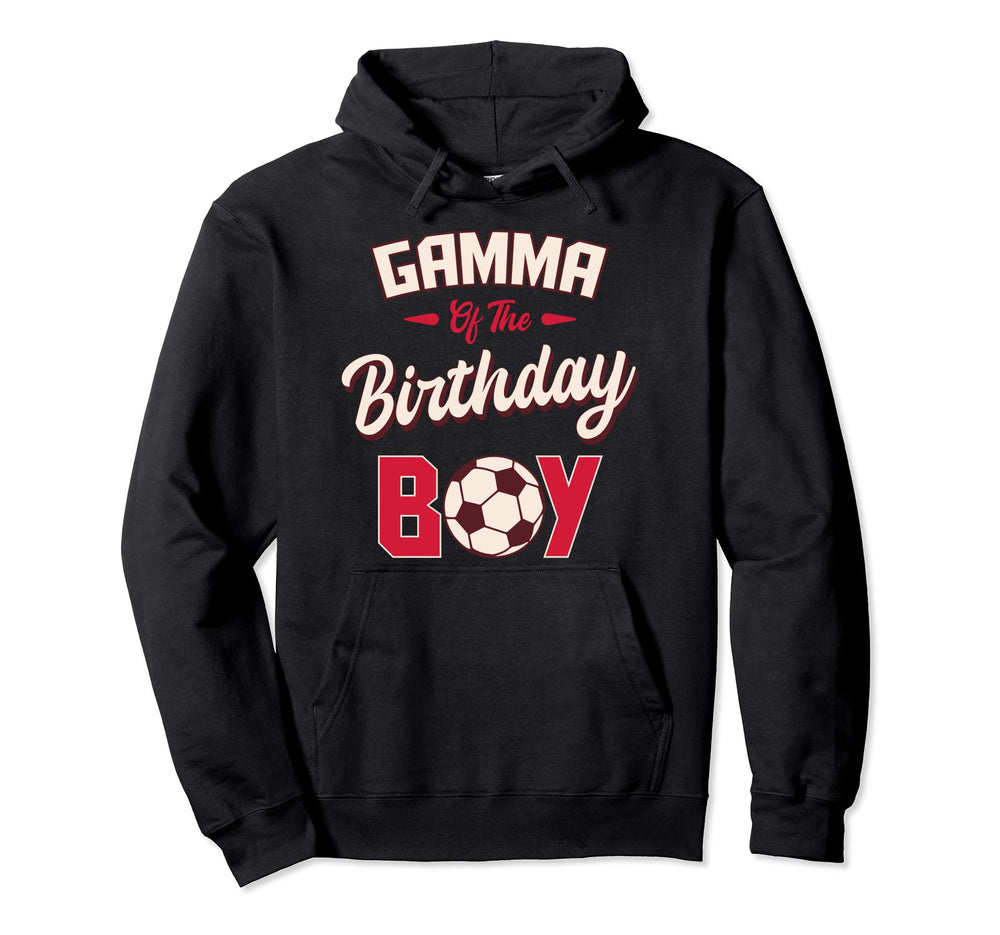 Gamma Birthday Soccer Player Bday Party Hoodie - Graphic Print Men Women