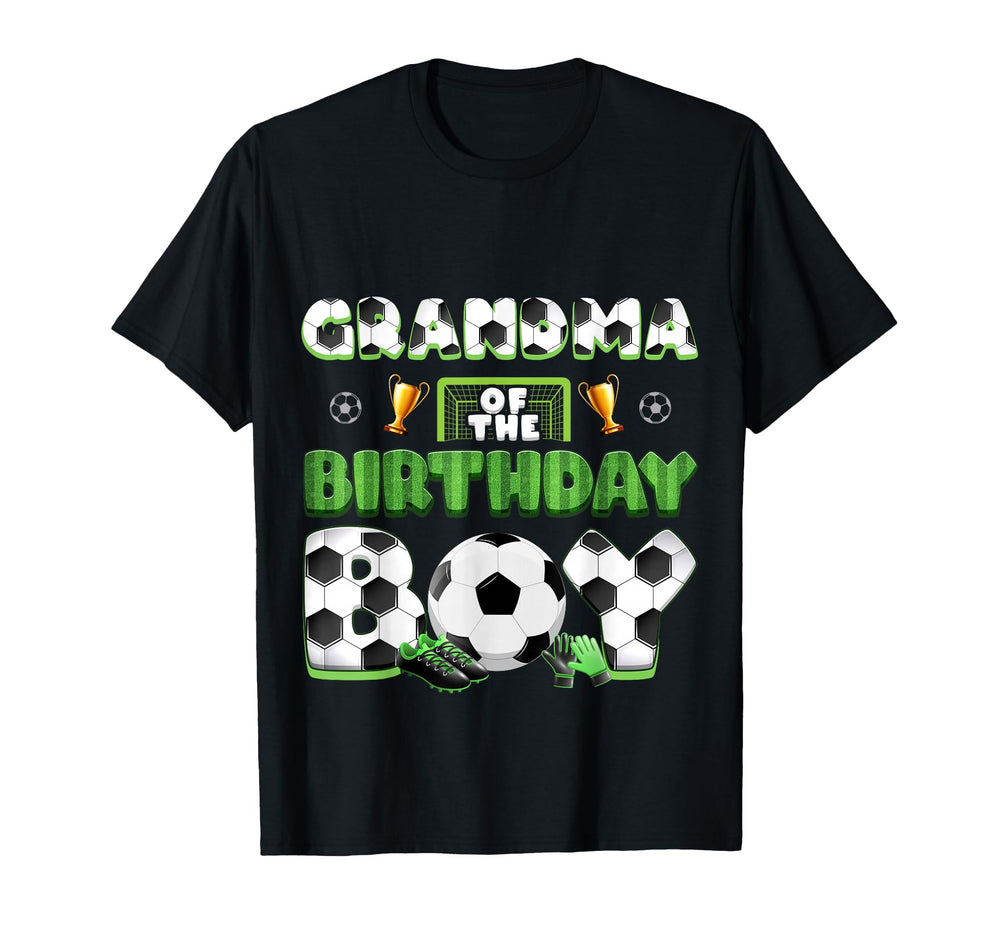 Grandma Birthday Soccer Group Family T-Shirt - Custom Art Print Men Women