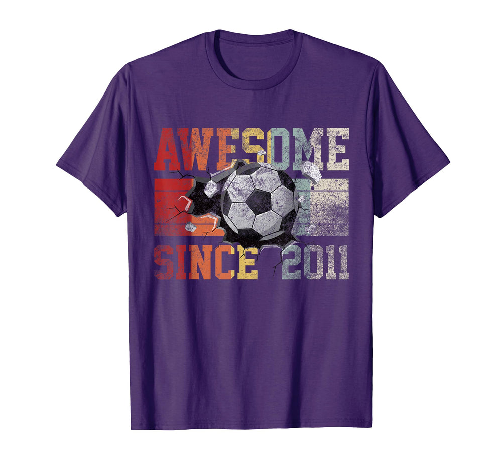 Awesome Since 2011 Birthday T-Shirt - Casual Everyday Wear Men Women