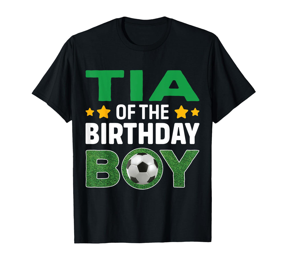 Tia Birthday Soccer Birthday Celebration T-Shirt - Graphic Print Men Women