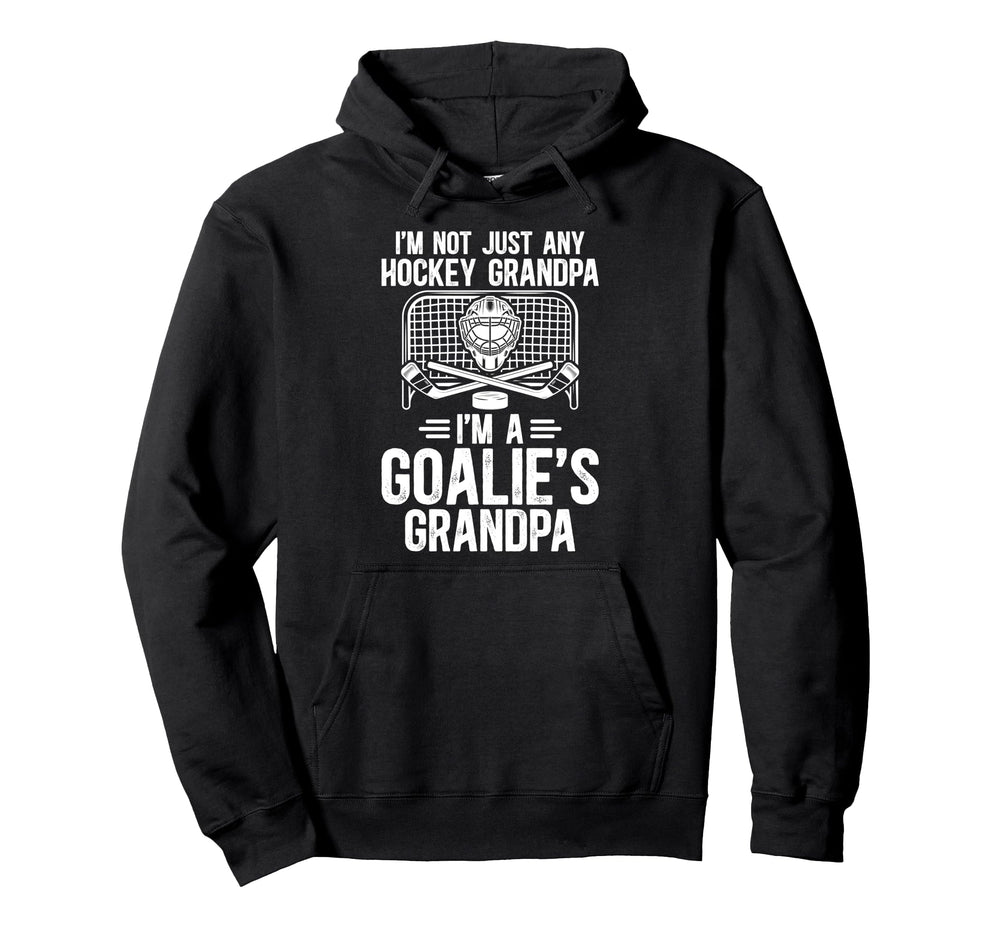 Im Hockey Goalie Grandpa Hockey Keeper Hoodie - Unique Graphic for Adults
