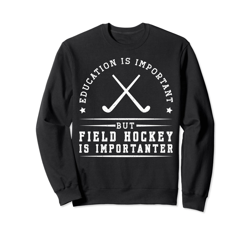 Hockey Training Goal Shooting Sweatshirt - Custom Art Print Men Women