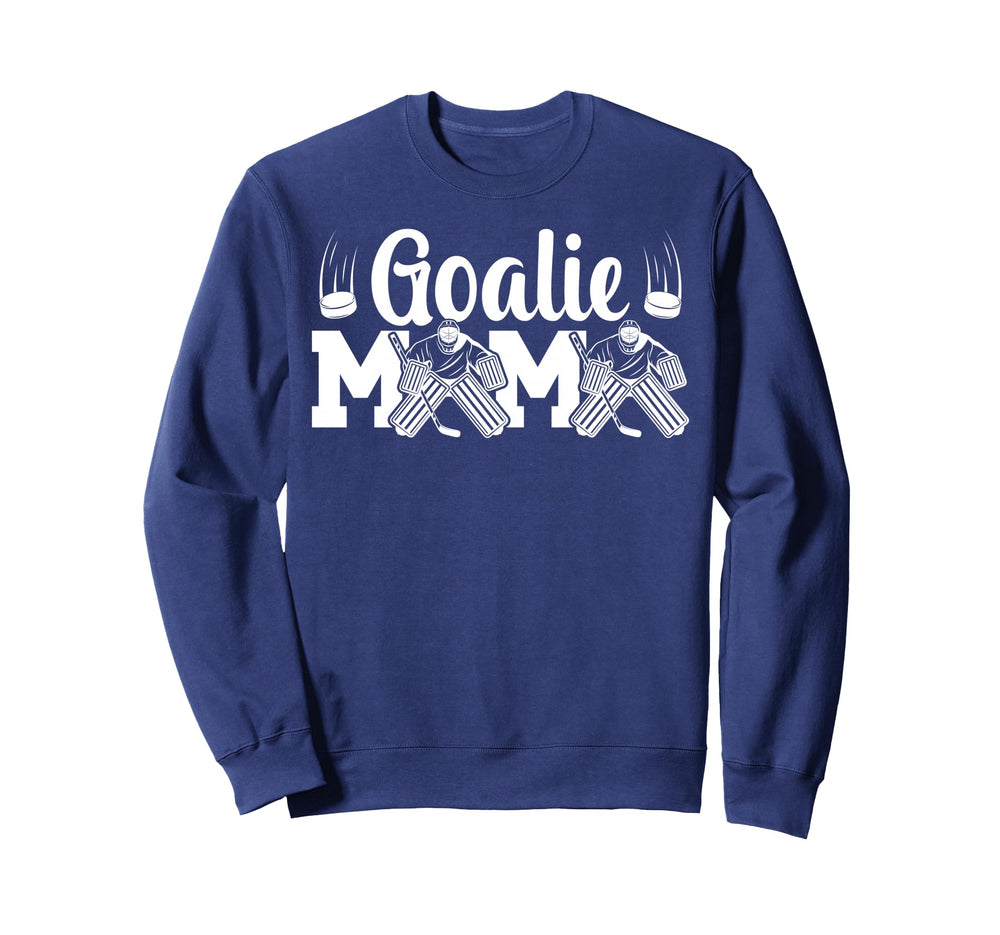 Ice Hockey Goalie Mama Ice Hockey Sweatshirt - Aesthetic Graphic Men Women