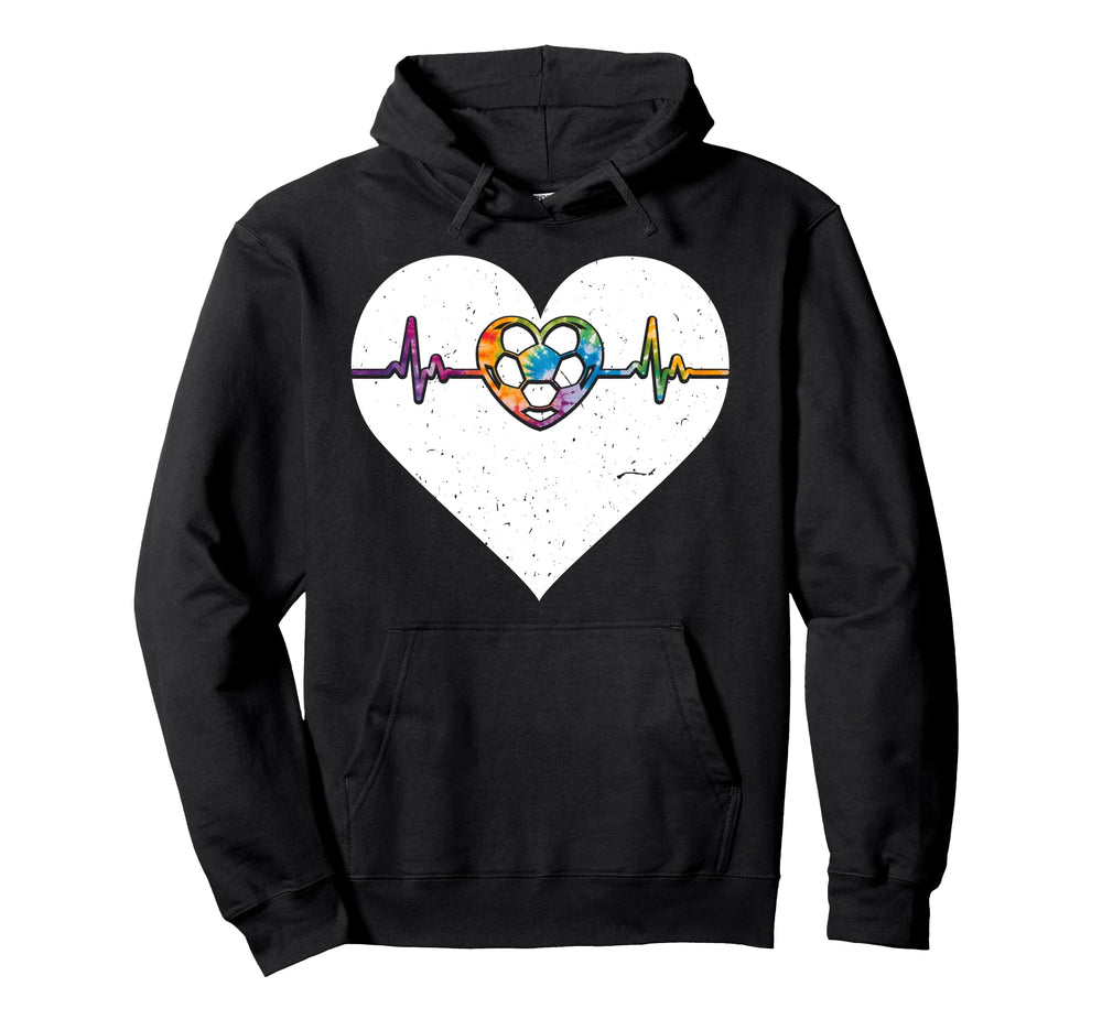 Soccer Heartbeat Lover And Hoodie - Casual Everyday Wear Men Women