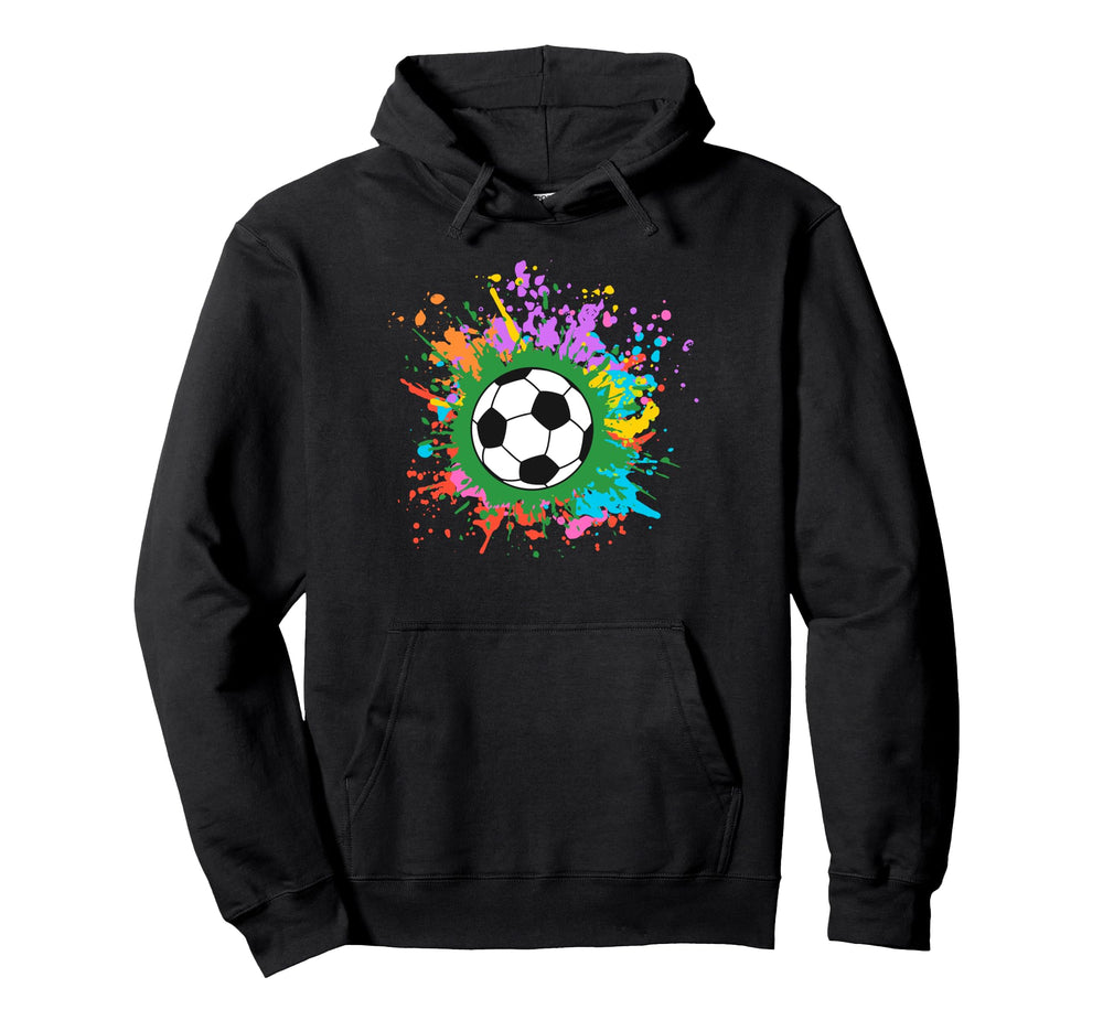 Funny Soccer Ball Coach Player Hoodie - Casual Everyday Wear Men Women