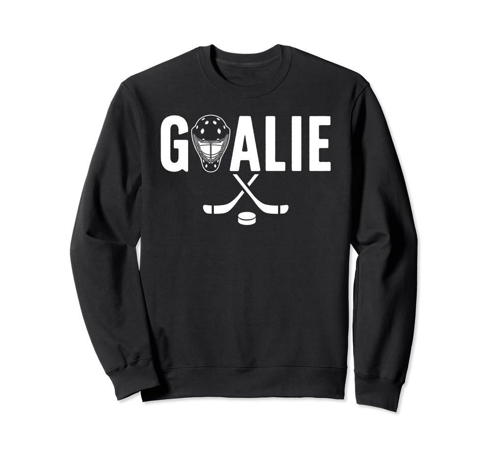 Ice Hockey Goalie Goaltender Ice Sweatshirt - Aesthetic Graphic Unisex
