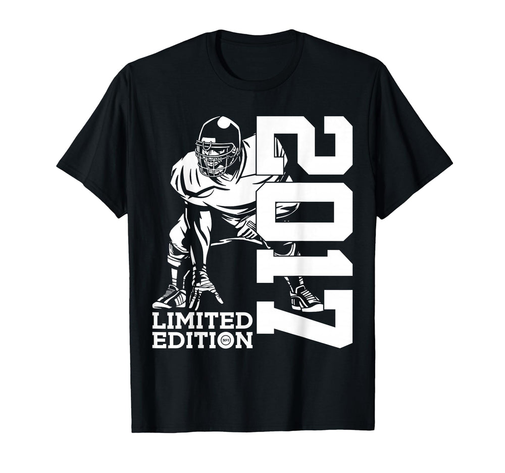9Th Birthday Football 2017 T-Shirt - Streetwear Style Unisex