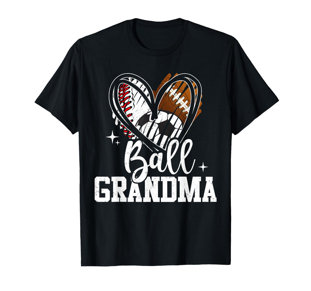 Ball Grandma Baseball Football Soccer T-Shirt - Novelty Apparel Unisex