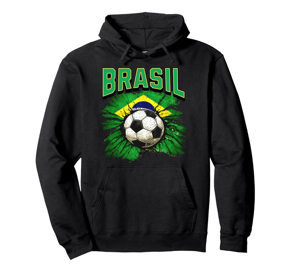 2026 Brasil Cup Flag Soccer Pride Hoodie - Custom Art Print for Adults