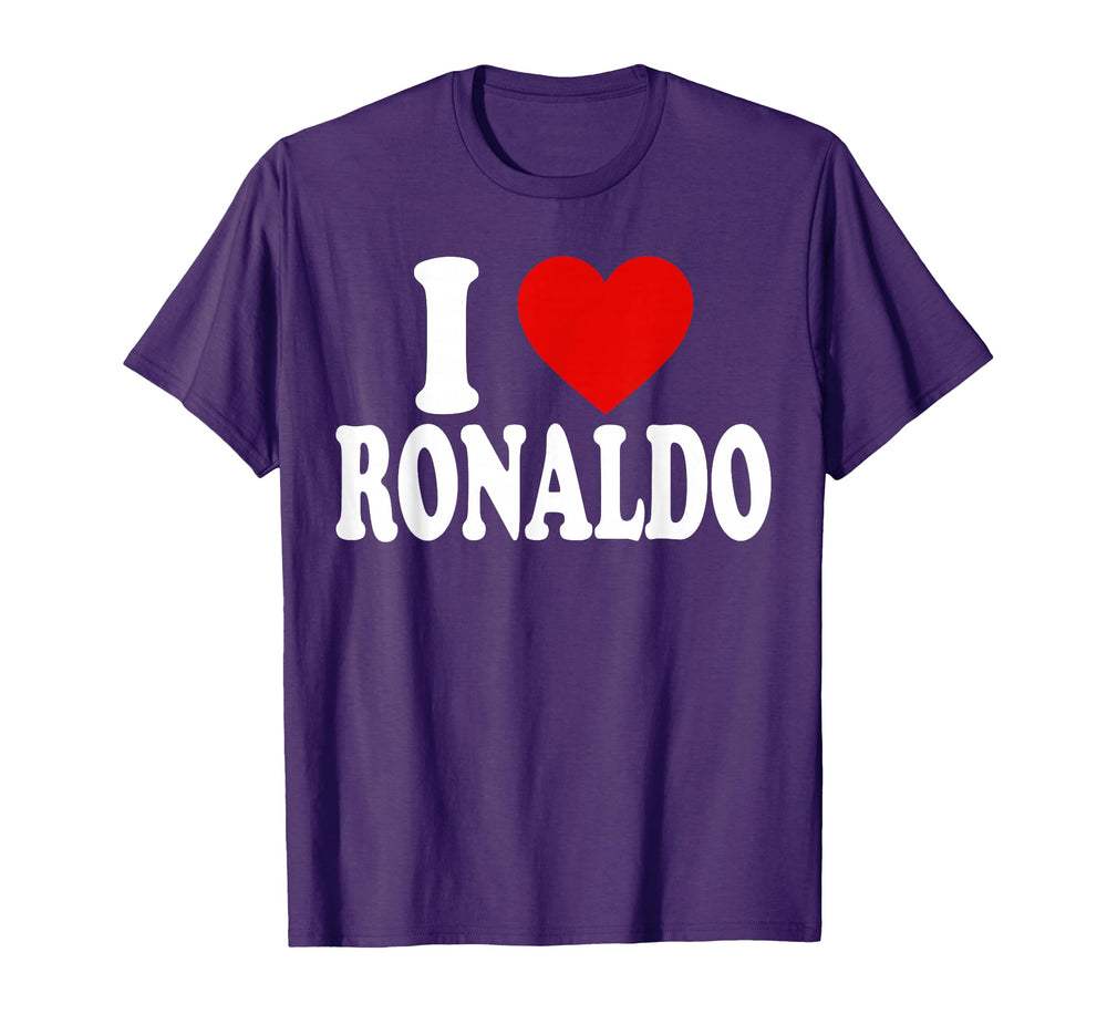 I Heart Love Ronaldo T-Shirt - Aesthetic Graphic Men Women