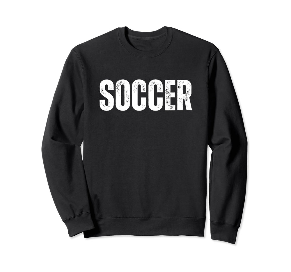 Soccer Tees Sweatshirt - Graphic Print Unisex