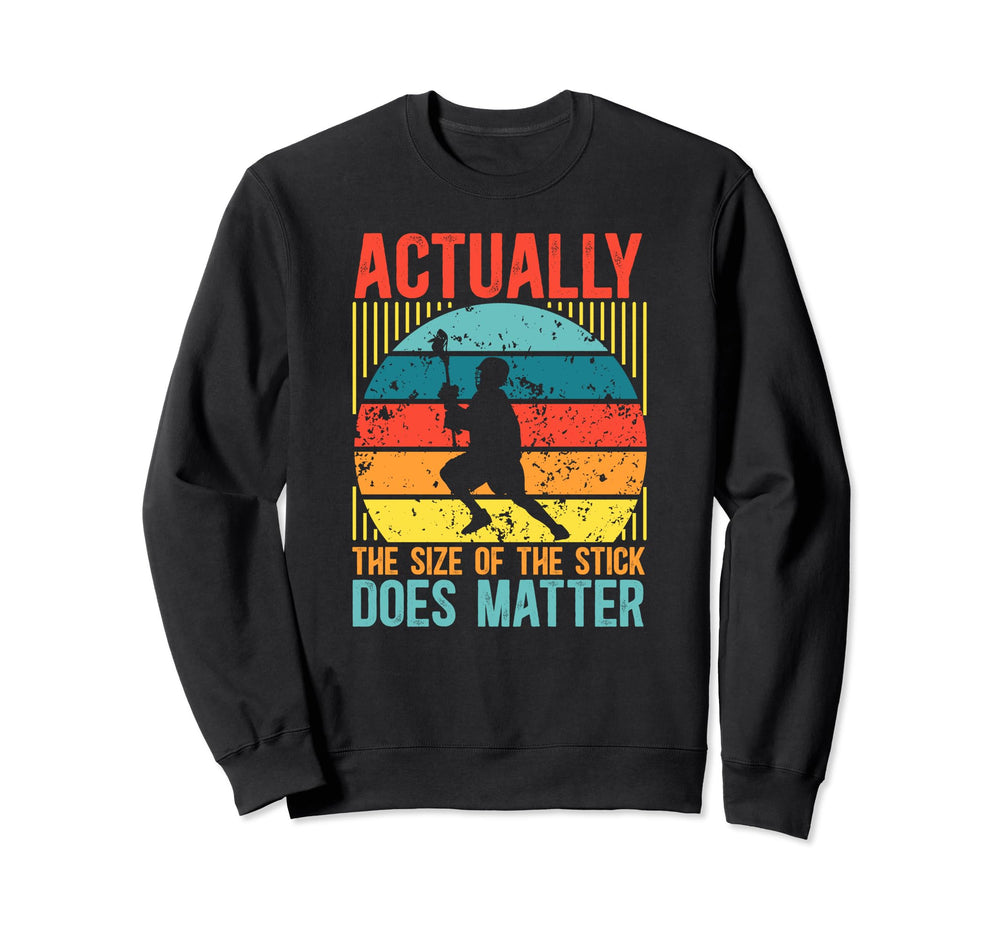 Lacrosse Goalkeeper Lacrosse Goalie Sweatshirt - Fun Novelty Design Unisex