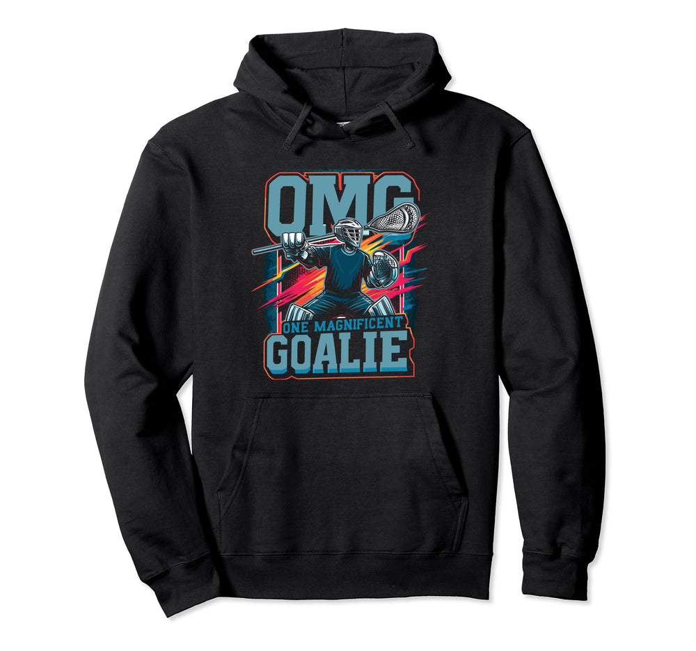 Lacrosse Player Lax Goalie Lacrosse Goalie Hoodie - Graphic Print Unisex