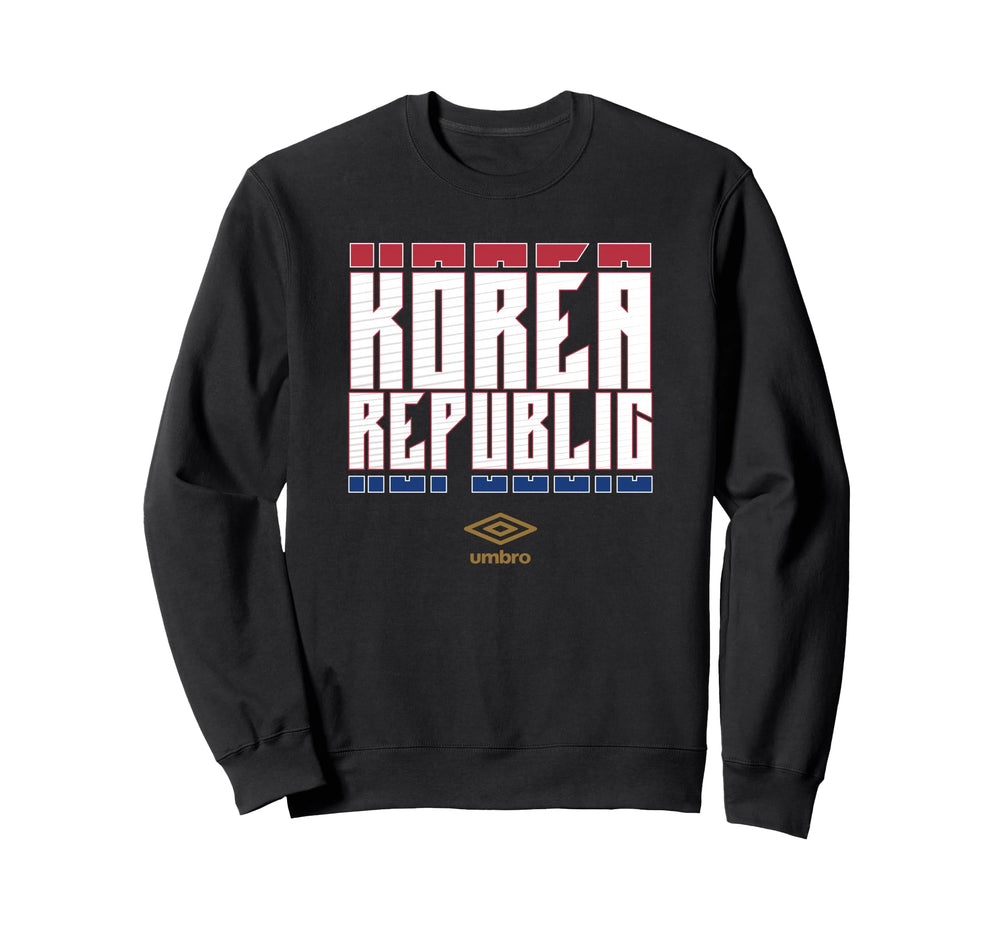 Umbro International Soccer Korea Sweatshirt - Trendy Graphic Men Women
