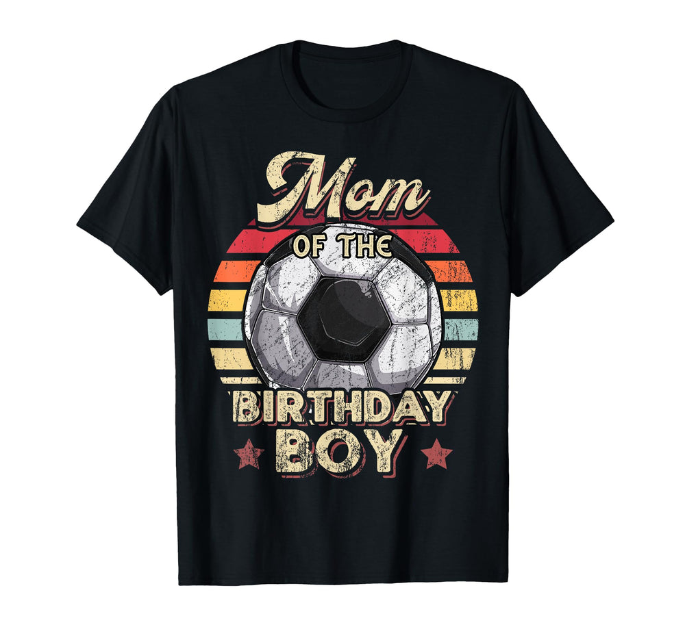 Mom Birthday Soccer Birthday Party T-Shirt - Trendy Graphic Unisex