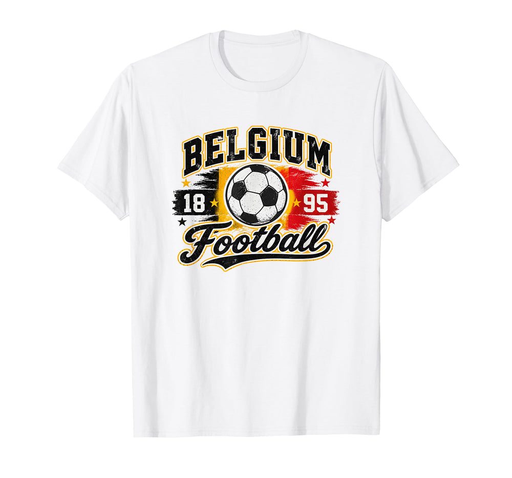 Belgium Football Tradition 1895 Soccer T-Shirt - Streetwear Style Unisex
