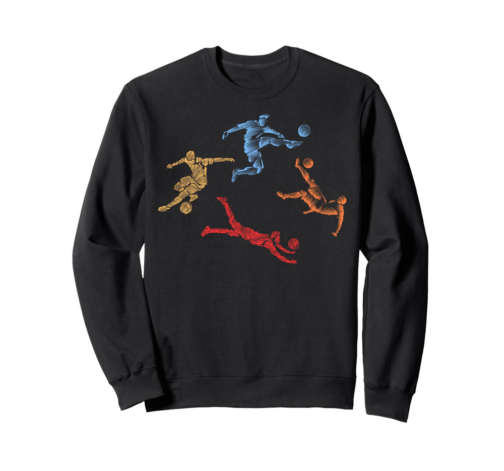 Soccer Goalie Player Fan Game Sweatshirt - Fun Novelty Design Men Women