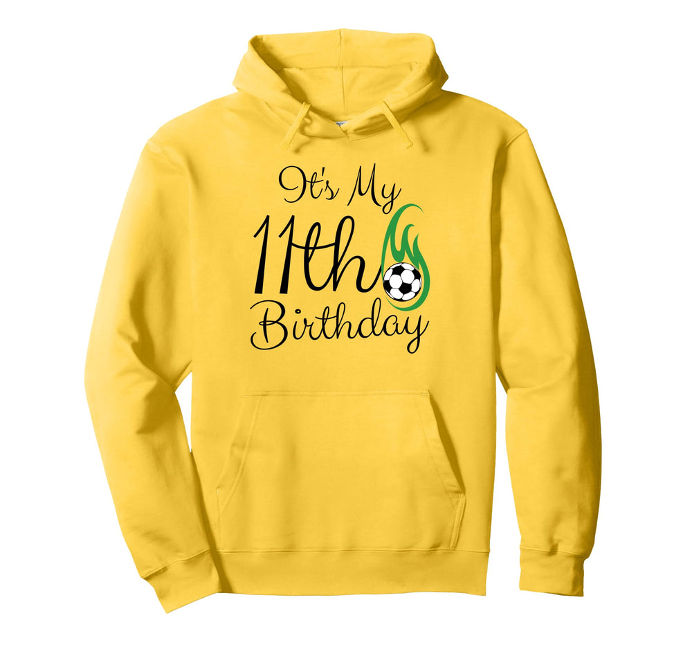Its My 11Th Birthday Soccer Player 11Th Hoodie - Graphic Print Men Women