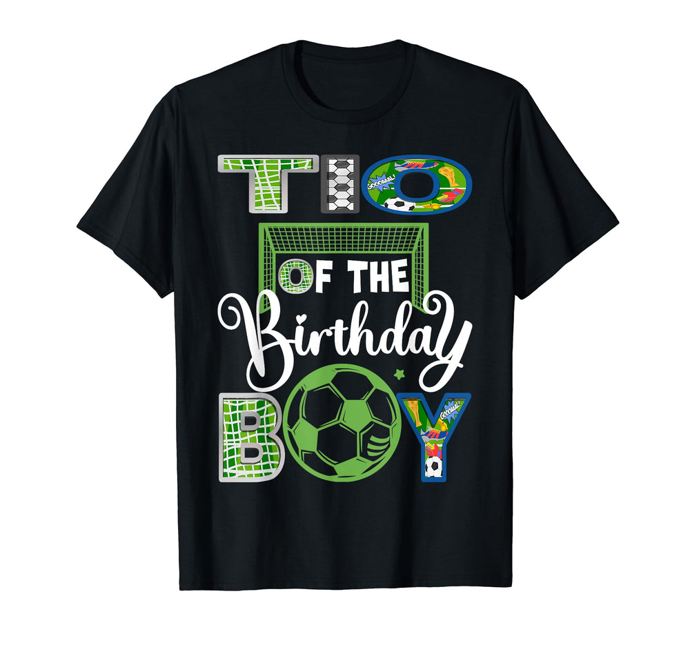 Tio Birthday Soccer Baller Birthday T-Shirt - Aesthetic Graphic Unisex