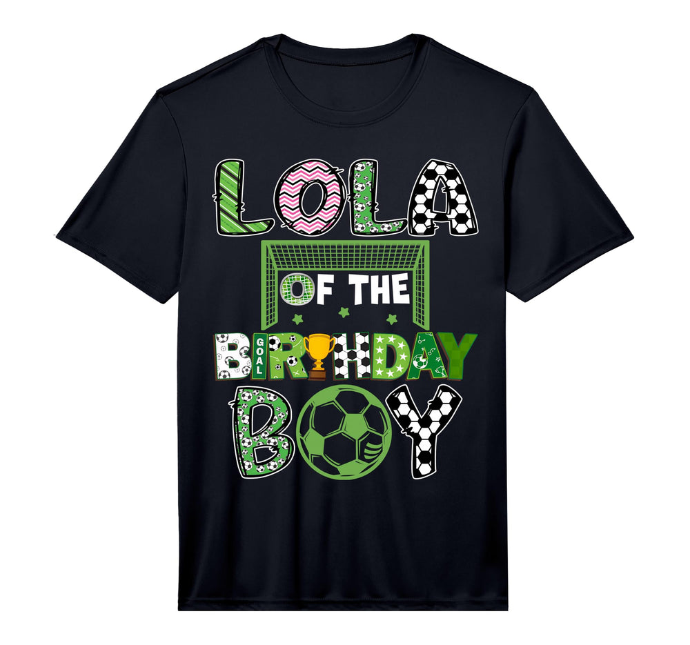 Lola Birthday Soccer Player T-Shirt - Casual Everyday Wear for Adults