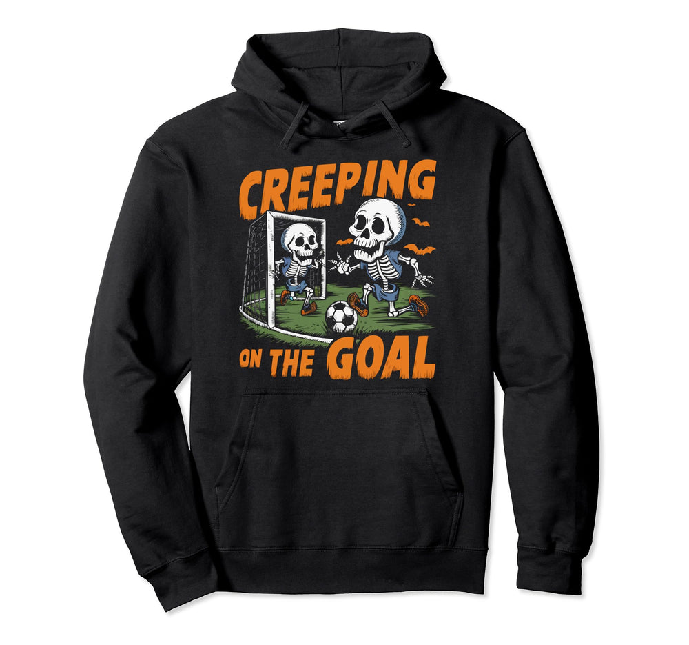 Soccer Halloween Spooky Goalkeeper Hoodie - Fun Novelty Design Unisex