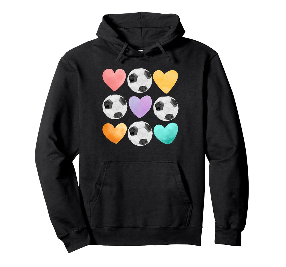 Soccer Lover Mom Sister Coquette Teen Hoodie - Minimalist Print Unisex