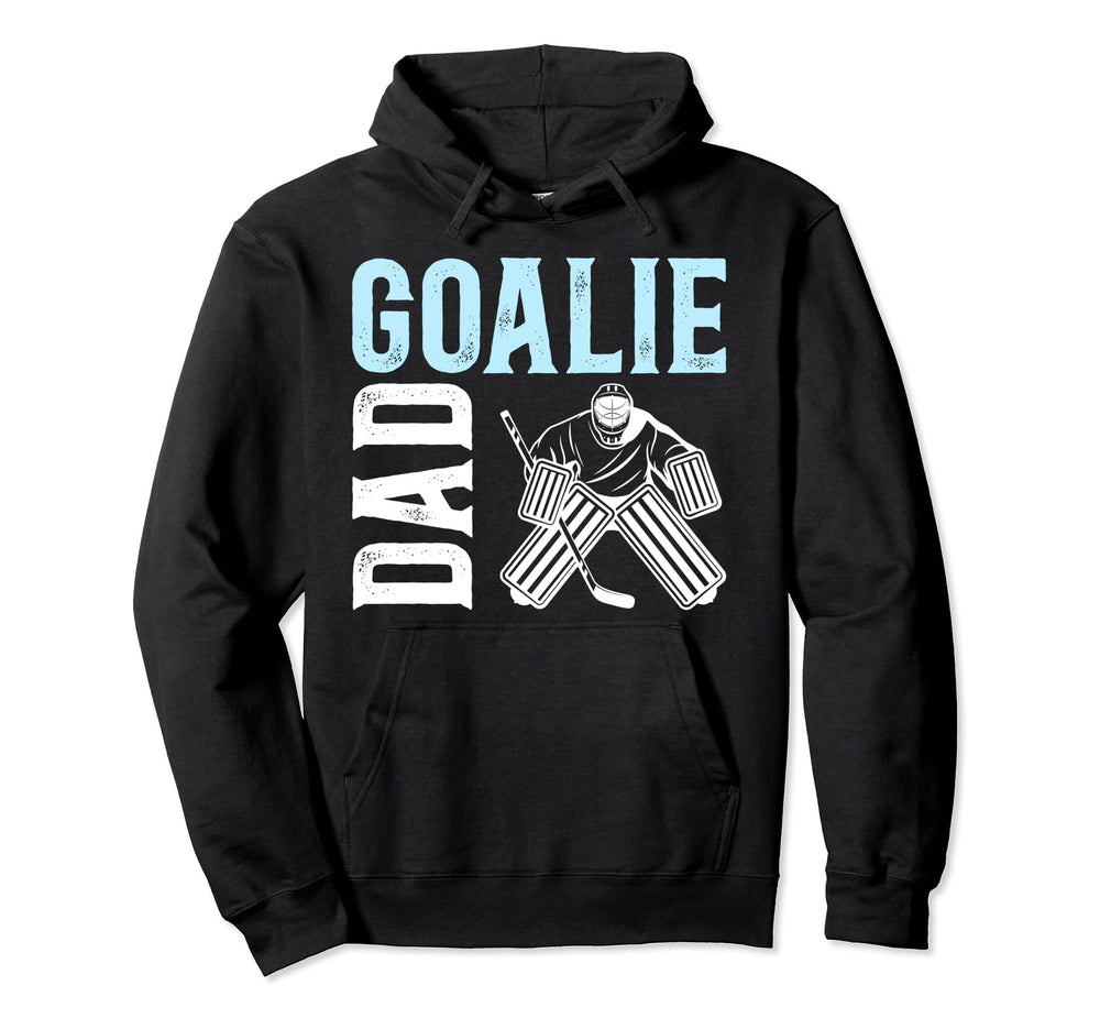 Ice Hockey Goalie Dad Ice Hockey Hoodie - Custom Art Print Men Women