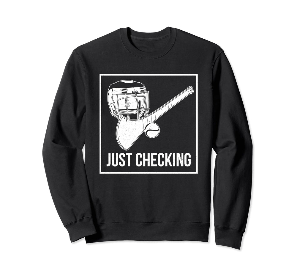 Hurling Helmet Athletic Goalkeeper Sweatshirt - Graphic Print for Adults