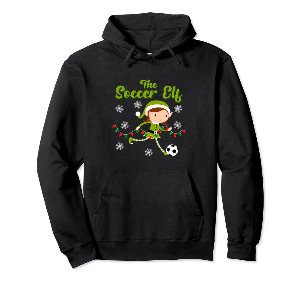 Soccer Goalkeeper Holiday Santa Hoodie - Casual Everyday Wear for Adults