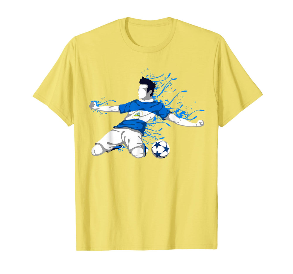 Nicaragua Soccer Nicaraguan National T-Shirt - Unique Graphic for Adults