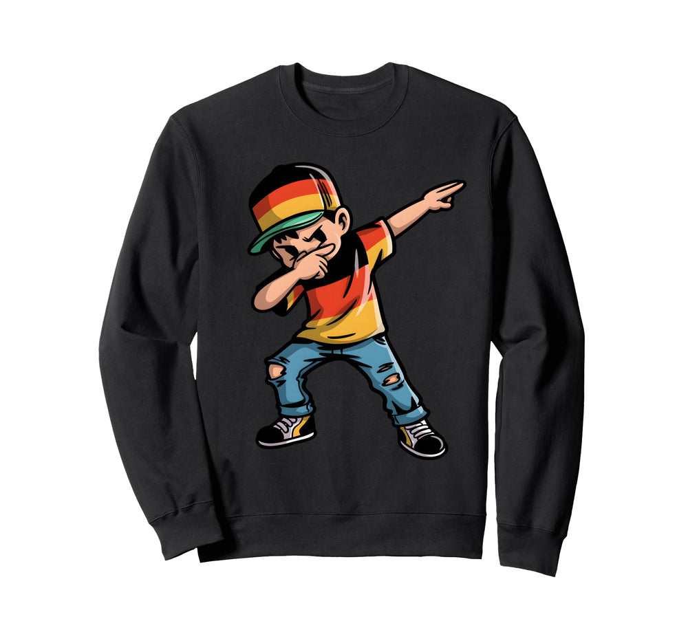 Dabbing Germany Funny Dance Sweatshirt - Custom Art Print for Adults