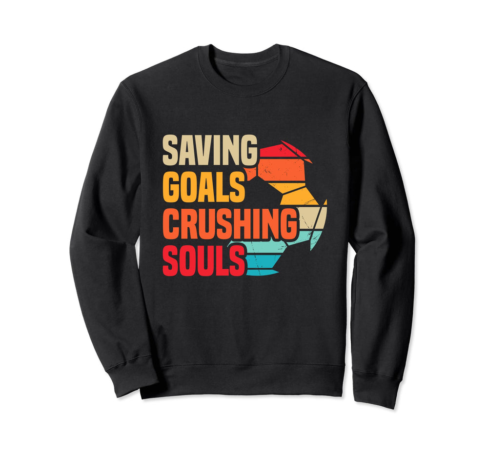 Soccer Goalie Cleat Soccer Net Sweatshirt - Custom Art Print Men Women