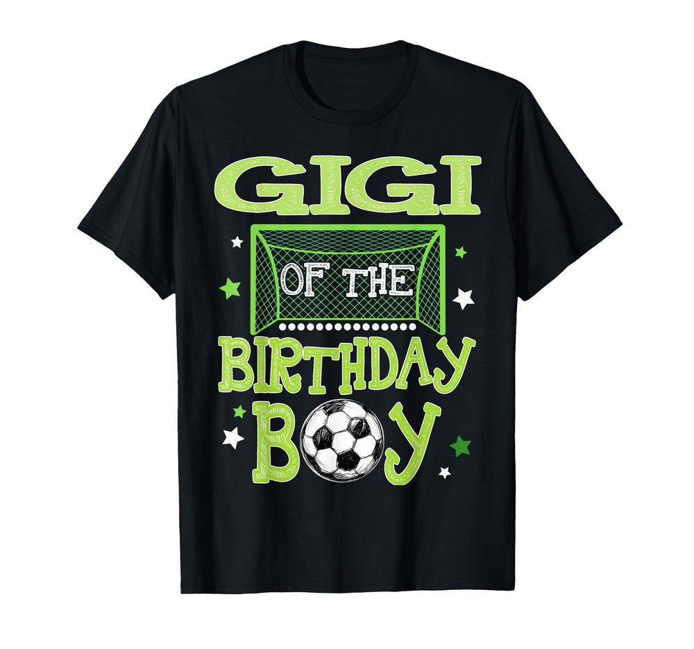 Gigi Birthday Soccer Family Matching T-Shirt - Minimalist Print for Adults